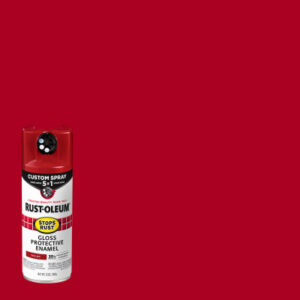 Stops Rust Custom Spray 5-in-1 Spray Paint, Gloss Regal Red, 12 oz.