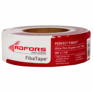 FibaTape Ultra Thin Drywall Tape, White, 1-7/8-In. x 300-Ft.
