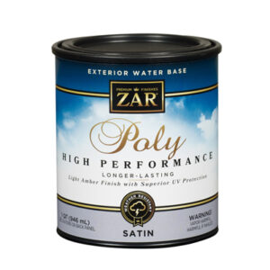 Exterior Polyurethane, High Performance Water Base Satin, Qt.