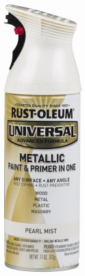 Universal Paint & Primer  Metallic Spray Paint, Pearl Mist, 11-oz.