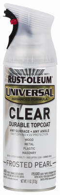 Universal Paint & Primer Hammered Spray Paint, Frosted Pearl, 12-oz.