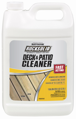 RockSolid Deck & Patio Cleaner & Brightener, Gallon Concentrate