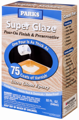 Super Glaze Epoxy, Ultra Gloss, 32-oz.