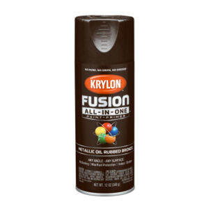 Fusion All-In-One Spray Paint + Primer, Metallic Oil-Rubbed Bronze, 12-oz.
