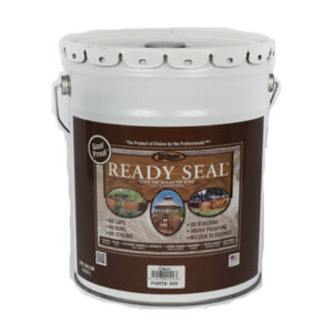 Exterior Wood Stain & Sealer, Flat Clear Finish, 5-Gallons