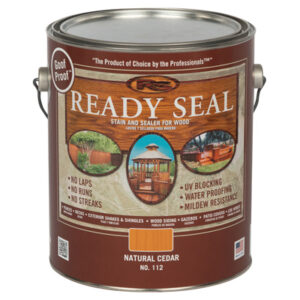 Exterior Wood Stain & Sealer, Flat Natural Cedar, 1-Gallon