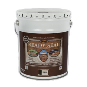 Exterior Wood Stain & Sealer, Flat Burnt Hickory, 5-Gallons