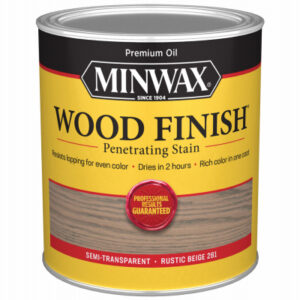Wood Finish, Interior Stain, Rustic Beige, 1-Qt.