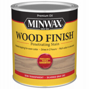 Wood Finish, Interior Stain, Silvered Gray, 1-Qt.