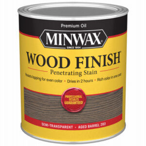 Wood Finish, Interior Stain, Aged Barrell, 1-Qt.