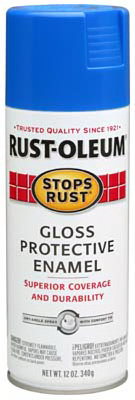 Stops Rust Spray Enamel, Sail Blue Gloss, 12-oz.