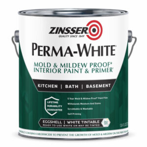 White Mold & Mildew Proof Interior Paint, Eggshell, Gallon