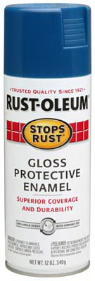 Stops Rust Spray Enamel, Royal Blue Gloss, 12-oz.