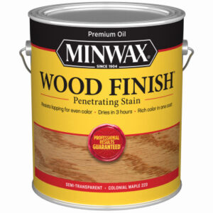 Wood Finish Penetrating Stain, Colonial Maple, 1-Gallon