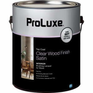 Wood Finish Brushing Lacquer, Clear Satin, 1 Gallon