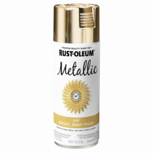 Specialty Metallic Spray Paint, Gold, 12-oz.