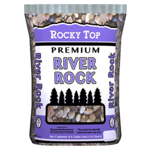 River Rock Landscape Stones, 0.5 Cu. Ft.