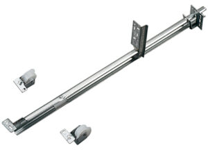 Drawer Slide, Medium-Duty, Zinc Finish, 22-5/8-In.