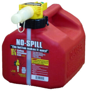 Gas Can, CARB Compliant, Red, 1-1/4 Gallons