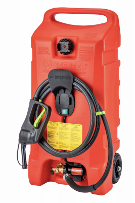 Flo 'N Go Battery-Powered Fueling Station, 10-Ft. Hose & Spout, Holds 14 Gallons