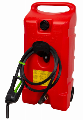 Fuel Container, Wheeled, Red, 14 Gallon