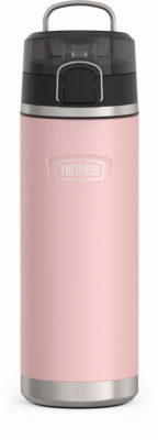 Insulated Water Bottle, Sunset Pink Color, 24 oz.