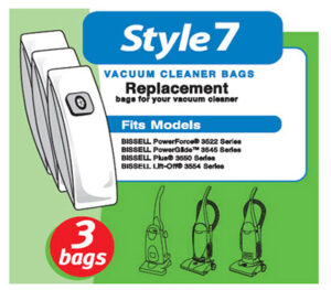 Vacuum Cleaner Bags, Style 7, 3-Pk.