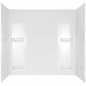 5-Pc. Pro-Series Easy-Up Adhesive Tub Surround, White, 32 x 60 x 57 In.