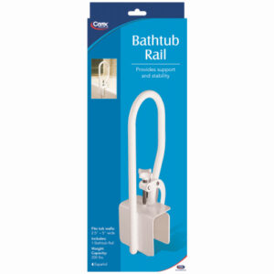 Bathtub Safety Rail, White