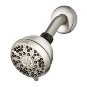 PowerPulse 3-Spray Massage Shower Head, Fixed Mount, 1.8 GPM, Brushed Nickel