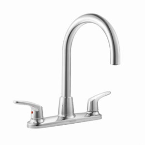 Colony Pro 2 Handle High-Arc Kitchen Faucet, Polished Chrome