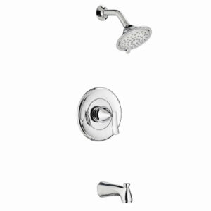 Chatfield Tub/Shower Kit, Single-Handle Faucet, Showerhead & Diverter, Polished Chrome