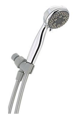 3-Spray Massaging Handheld Showerhead, Chrome