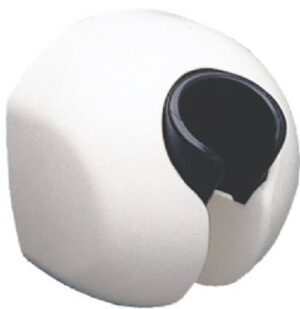 White Shower Wall Screw Or Adhesive Mount