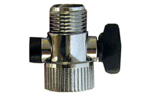 Chrome Plated Plastic Showerhead Flow Adjuster