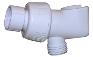 White Serenity Personal Shower Arm Mount Bracket