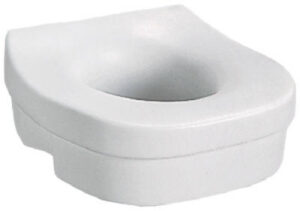 Bath Safety Elevated Toilet Seat, White