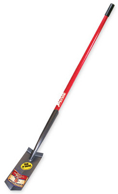 4-In. Trench Shovel, 59-In. Fiberglass Handle