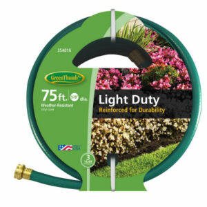 Garden Hose, Nylon-Reinforced 3-Ply Vinyl, Light duty, 5/8-In. x 75-Ft.
