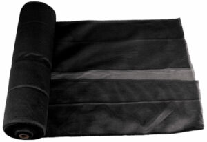 Sun Shade Cloth, Black, 6 x 150 Ft.