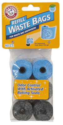 Pet Waste Refill Bags, For Dispenser, 90-Ct.