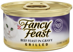 Cat Food, Grilled Beef, 3 oz. Can