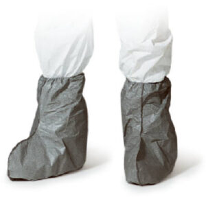 Boot Covers, Skid-Resistant, Gray, One Size, 100-Pk.
