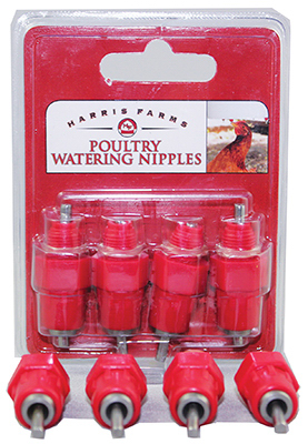 Poultry Watering Nipples, 4-Pk.