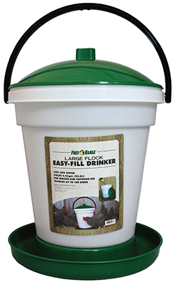 Poultry Drinker, Large Flock, 6.25 Gallon