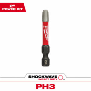 Shockwave #3 Phillips Power Bit, 2 In.