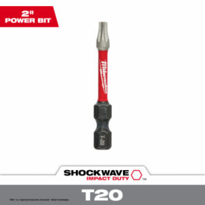 Shockwave T20 Torx Power Bit, 2 In.