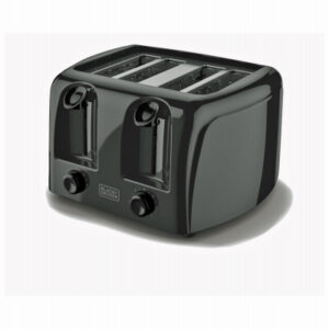 4-Slice Toaster, Black