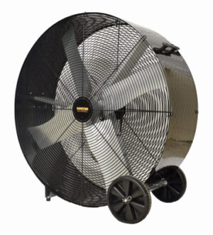 Belt-Drive Barrel Fan, 42 In.
