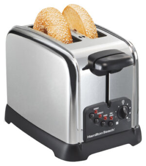 2-Slice Bagel Toaster, Stainless Steel